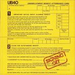 UB40 - Signing Off (CD) 0077778826125, Verzenden, Nieuw in verpakking