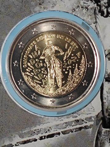 Andorre. 2 Euro 2024 Mountain bike + Sci (2 coincards) beschikbaar voor biedingen