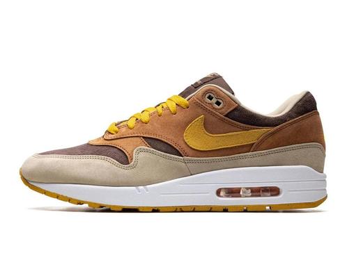 Nike Air Max 1 Pecan Yellow Ochre - Maat 42 EU, Kleding | Heren, Schoenen, Ophalen of Verzenden