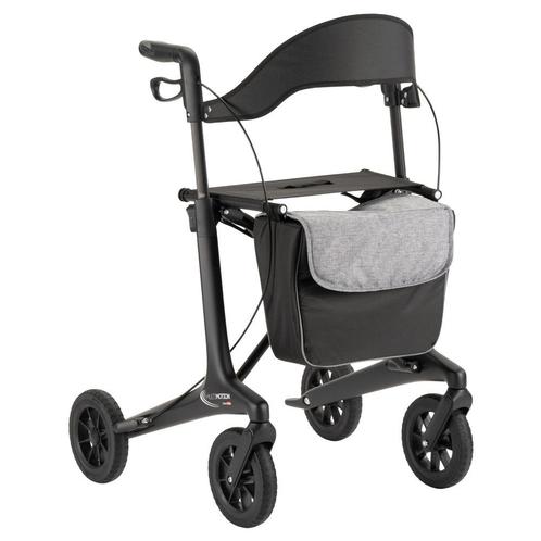 MultiMotion Carbon rollator met softwielen - Zwart, Diversen, Rollators, Ophalen of Verzenden