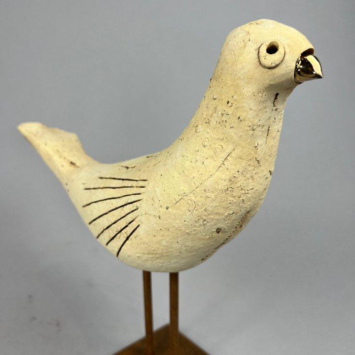 Ewa Budzowska - NO RESERVE- The bird- big- (with 24carat, Antiek en Kunst, Kunst | Designobjecten