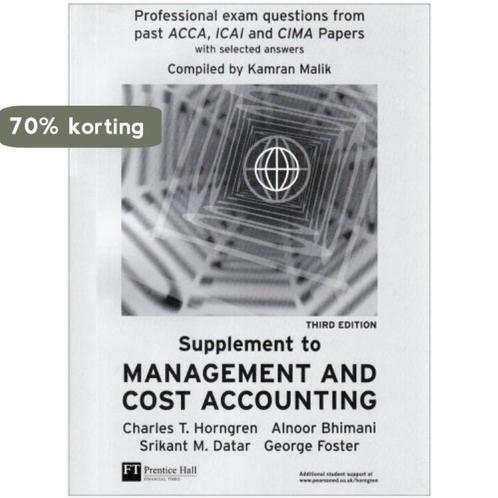 Management and Cost Accounting Professional Question Supplem, Boeken, Overige Boeken, Gelezen, Verzenden