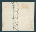 Baden 1853 - Briefstuk met interessante/zeldzame gemengde