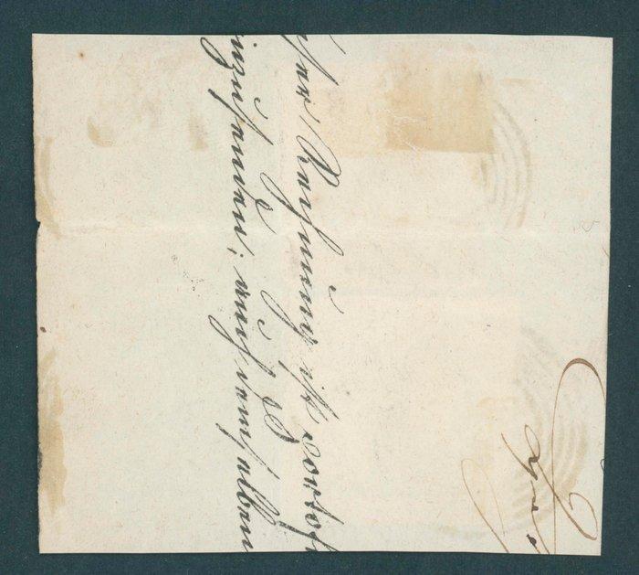 Baden 1853 - Briefstuk met interessante/zeldzame gemengde, Timbres & Monnaies, Timbres | Europe | Allemagne