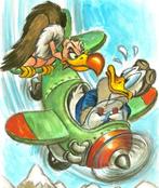 Joan Vizcarra - Donald Duck Fliying with a Visitor -, Livres