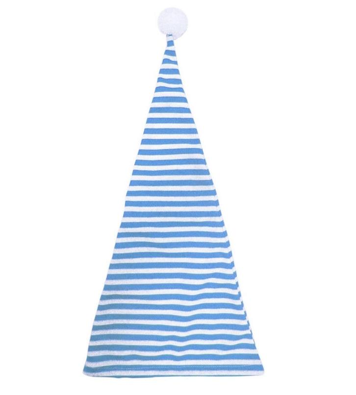 Blauw Witte Slaapmuts, Hobby en Vrije tijd, Feestartikelen, Nieuw, Verzenden