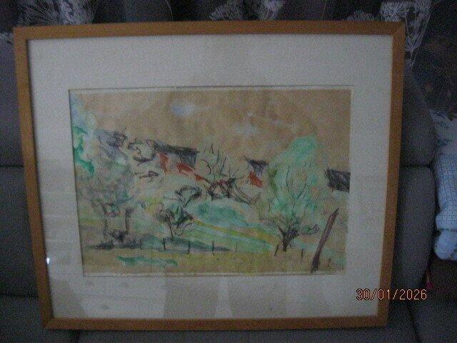 Jan van der Zee (1898-1988) - Gronings Landschap, Antiek en Kunst, Kunst | Schilderijen | Klassiek