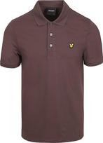 Lyle and Scott Polo Plain Espresso maat Maat 48/50 (M) Heren, Kleding | Heren, Polo's, Bruin, Nieuw, Lyle and Scott, Verzenden