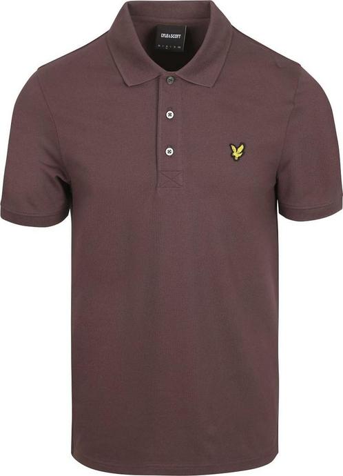 Lyle and Scott Polo Plain Espresso maat Maat 48/50 (M) Heren, Kleding | Heren, Polo's, Bruin, Nieuw, Maat 48/50 (M), Verzenden