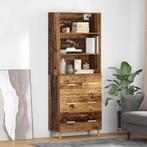 vidaXL Highboard met lade Oud Hout 69,5 x 32,5 x 180 cm, Verzenden