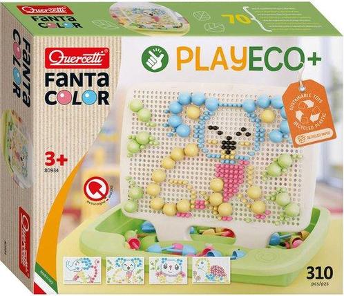 Quercetti Play Eco+ FantaColor Insteek Mozaïek (310-Delig), Kinderen en Baby's, Speelgoed | Educatief en Creatief, Nieuw, Verzenden