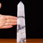 Multicolor Moss Agate Obelisk - Hoogte: 205 mm - Breedte: 45