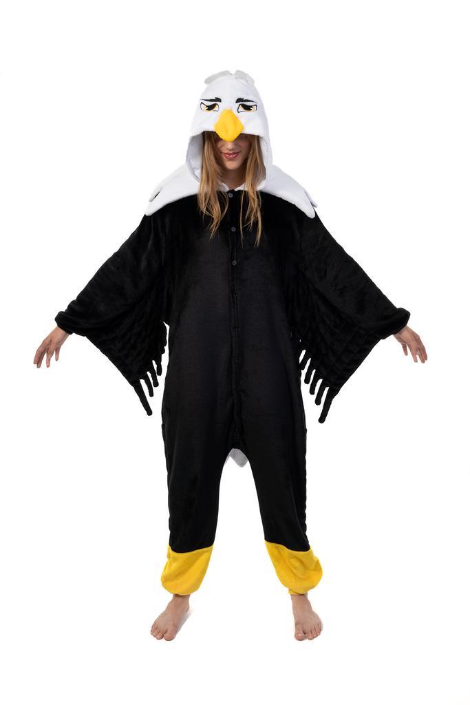 Onesie Adelaar Pak XL-XXL Adelaarpak Arend Kostuum Pak Zwart, Kleding | Heren, Carnavalskleding en Feestkleding, Nieuw, Ophalen of Verzenden