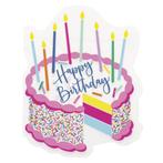 Happy Birthday Servetten Taart 20cm 16st, Hobby en Vrije tijd, Verzenden, Nieuw