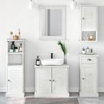 vidaXL Badkamermeubel Set met lade 5 pcs Antiekwit 37 x 34 x, Huis en Inrichting, Verzenden, Nieuw