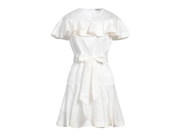 Veiling - Sandro Linnen Jurk maat 40 Wit, Kleding | Dames, Jurken