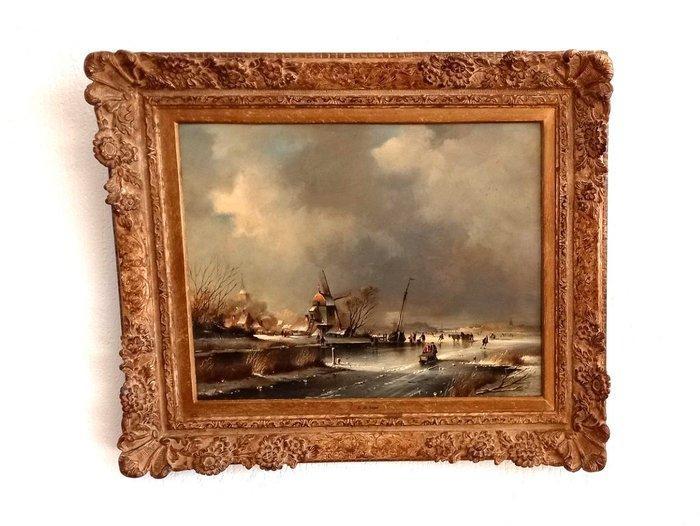Leendert de Vogel (1909-1974) - Hollands winterlandschap, Antiek en Kunst, Kunst | Schilderijen | Klassiek