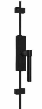 Kruk-Espagnolet PIET BOON K-PBL15 rechts mat zwart/zwart, Nieuw, Overige materialen, Klink of Kruk