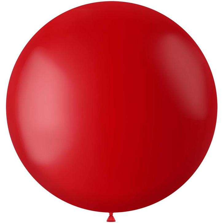 Rode Ballon Ruby Red 78cm, Hobby en Vrije tijd, Feestartikelen, Nieuw, Verzenden