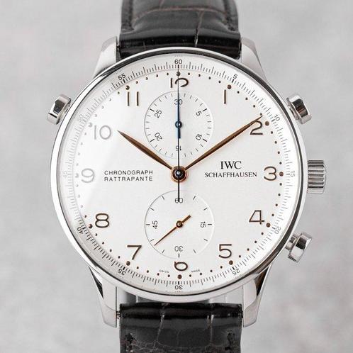 IWC - Portugieser - Chronograph RATTRAPANTE  - IW3712 - NOS, Handtassen en Accessoires, Horloges | Antiek