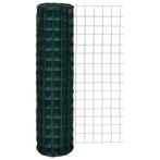 vidaXL Euro hek 10x1,5 m staal groen, Tuin en Terras, Tuinhekken en Hekwerk, Verzenden, Nieuw