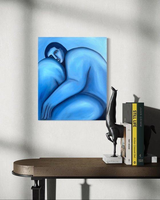 Sad monsters club / Jade Mouge - Son corps pour maison, Antiek en Kunst, Kunst | Schilderijen | Modern