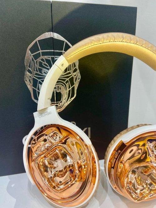 Richard Orlinski (1966) - Headphones Kong (Chrome Or Rose), Antiek en Kunst, Kunst | Designobjecten