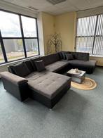 sofa zetel hoekbank 345x192cm met tafel en kast Nieuw, Ophalen, Gebruikt, Hout