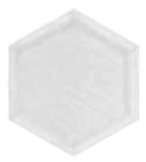 Small Collection Hexagon Wit / MAT of Hoogglans Keramisch ), Doe-het-zelf en Bouw, Tegels, Ophalen of Verzenden