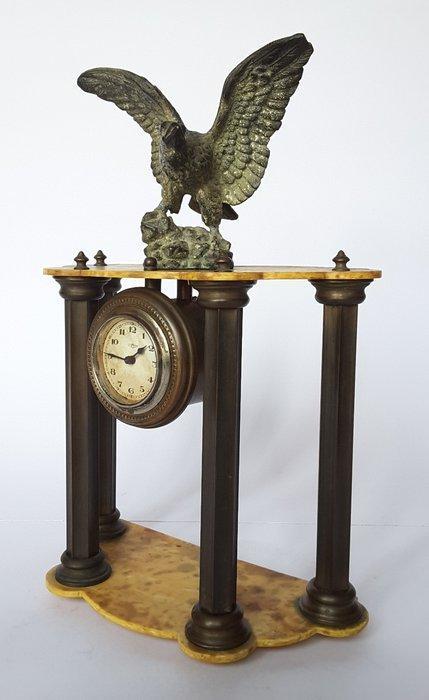 Horloge de table - Kienzle - Fer, Laiton - 1910-1920, Antiek en Kunst, Antiek | Klokken