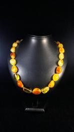 Vintage Royal colour Baltische barnsteen ketting - Barnsteen, Verzamelen, Mineralen en Fossielen