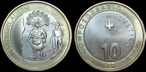 Switzerland Km 146 10 Francs 2013 Silvesterchlausen Unc, Postzegels en Munten, Munten | Amerika, Verzenden