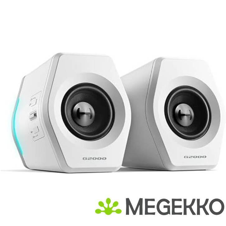 Edifier G2000 Gaming Speakerset RGB Wit, Computers en Software, Overige Computers en Software, Nieuw, Verzenden