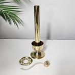 Kandelaar - Messing - Charmante olielamp, Antiek en Kunst