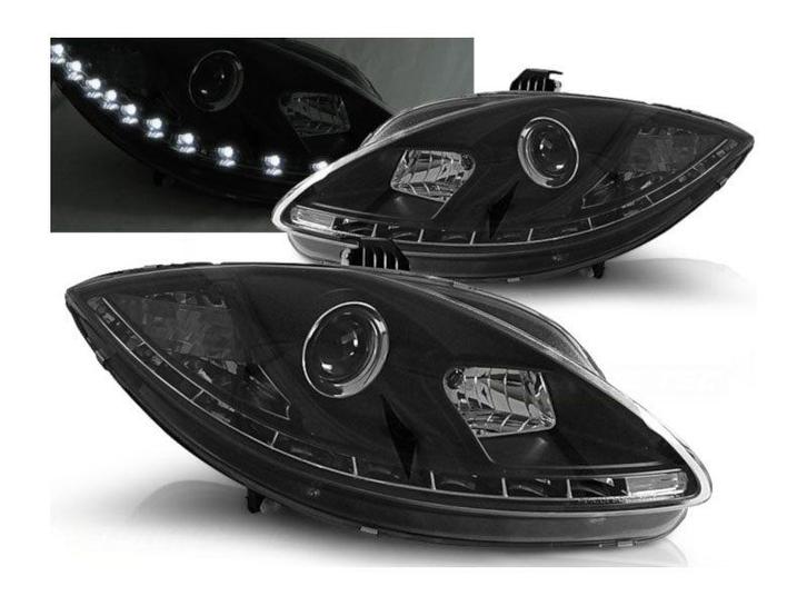 Seat Leon Altea Black LED koplamp units, Autos : Pièces & Accessoires, Éclairage, Envoi