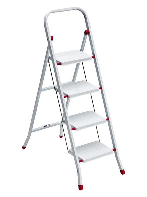Bovak Huishoudtrap – Keukentrapje - inklapbare trap - ladder, Doe-het-zelf en Bouw, Ladders en Trappen, Trap, Nieuw, 2 tot 4 meter