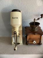 Moulin à café (2) - hout, métal, céramique, verre, Antiek en Kunst