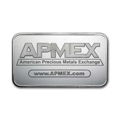 5 Troy Ounce - Zilver .999 - 5 oz APMEX 999 Fine Silver Bar, Postzegels en Munten, Edelmetalen en Baren