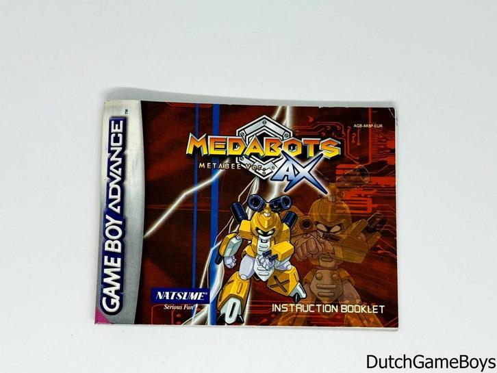 Gameboy Advance / GBA - Medabots - Metabee Ver. AX - EUR - M, Games en Spelcomputers, Games | Overige, Gebruikt, Verzenden