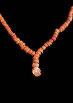 Asiático occidental Orange Hardstone Collier de perles (Sans