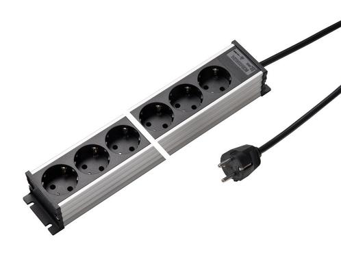 Martin Kaiser 4-Weg 45 graden Aluminium Stopcontactstrip, Doe-het-zelf en Bouw, Elektriciteit en Kabels, Verzenden