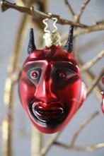 2x Krampus kerstornament, handgemaakt. Swarovski/Inge-Glas -