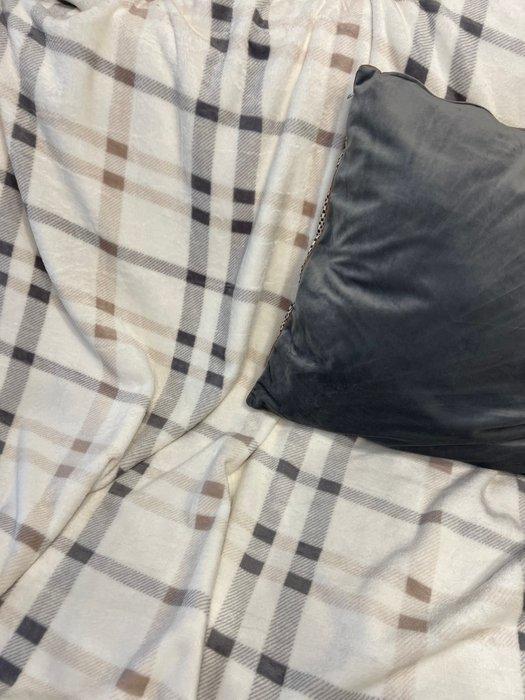 Zacht en warm tartan plaid met zachte kleuren. - Plaid - 200, Antiek en Kunst, Curiosa en Brocante