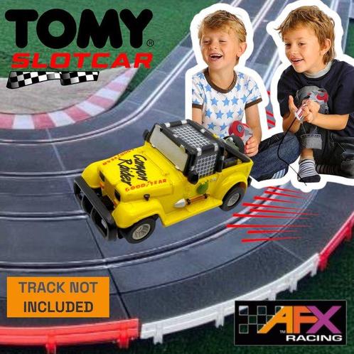 Tomy - Slotcar AFX Tyco Aurora, modello Jeep Canyon Raider, Hobby en Vrije tijd, Modelauto's | 1:5 tot 1:12