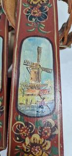 Uniek beschilderde schaatsen, Volkskunst uit Hindeloopen -, Antiek en Kunst