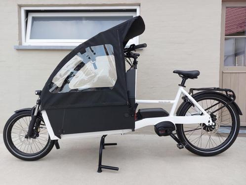 Bakfiets Riese&amp;muller transporter CDX Riem *130Km Nieuw*, Fietsen en Brommers, Elektrische fietsen, Zo goed als nieuw, 50 km per accu of meer