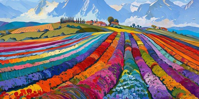 Felix van Horst - Floral Symphony (XXL), Antiek en Kunst, Kunst | Designobjecten