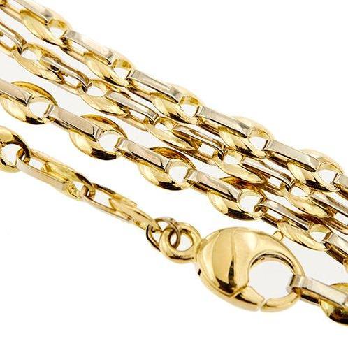 Barakà - Collier - 18 carats Or blanc, Or jaune, Handtassen en Accessoires, Kettingen