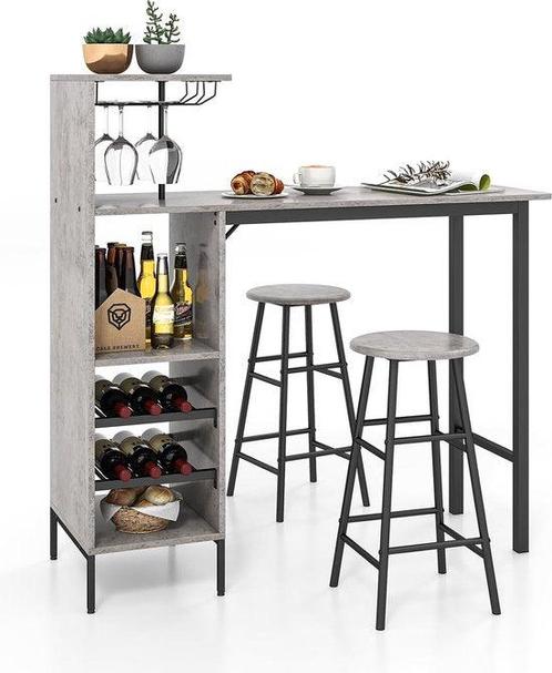 2eChoix | Table de bar industrielle pour 2 personnes avec, Huis en Inrichting, Tafels | Salontafels, Ophalen of Verzenden