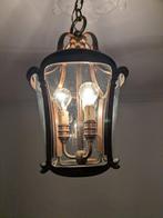 Lantaarn - gebogen kristal - Bronzo